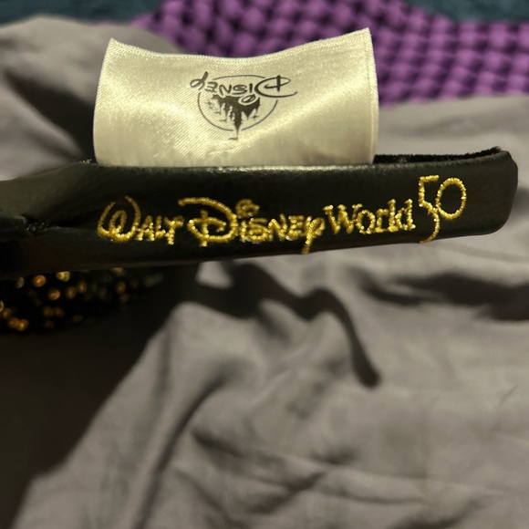 Disney Black and Gold Sequin Ears Headband - Picture 3 of 3